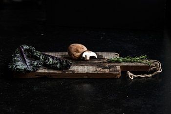 Une nature morte alimentaire minimaliste