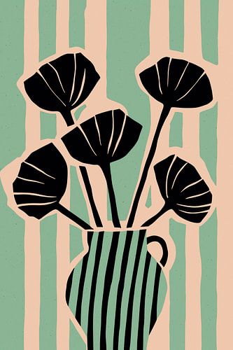 Striped Still Life (Menthe)