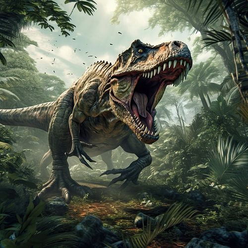 Poster pour chambre d'enfant Dino