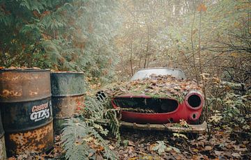 Abandoned car by dafne Op 't Eijnde