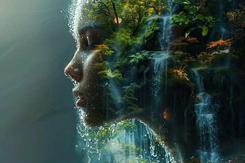 Natur Scherenschnitt 1368