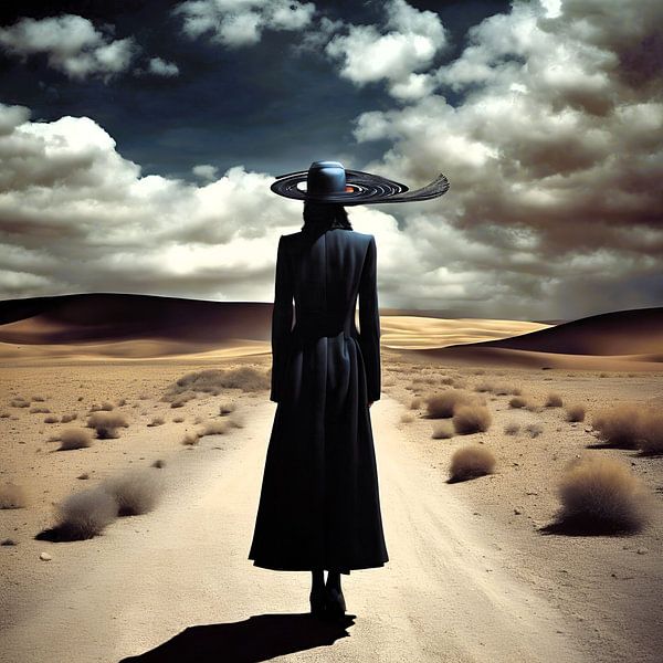 The hat and the clouds by Gert-Jan Siesling