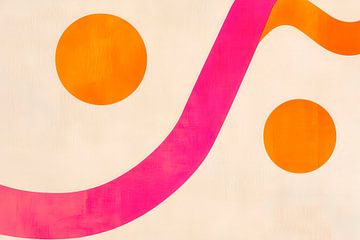 Abstrakte Farbkomposition – Modern von Poster Art Shop