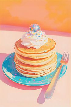 Pannenkoek met discobal