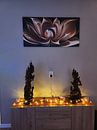 Customer photo: Lotus flower Abstract VII by Jacky