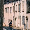 Motor in Beaune (4:3) van Lolke Bergsma