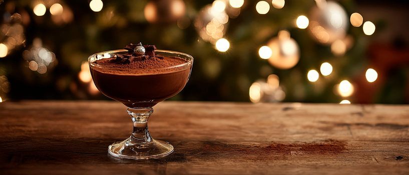 Chocolate mousse in a festive atmosphere by Poster Art Shop