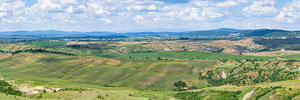 Toskana Landschaft Italien im Panorama
