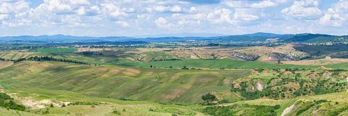 Paysage de Toscane Italie en panorama