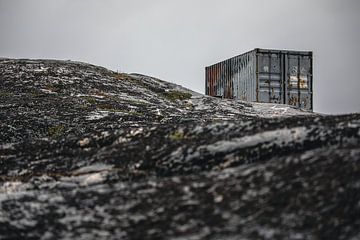 Container in Qeqertarsuaq, Greenland by Martijn Smeets