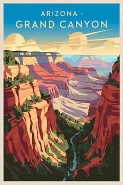 Grand Canyon, Arizona van Poster Art Shop