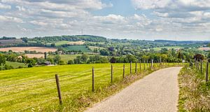 Panorama of the South Limburg landscape near Gulpen