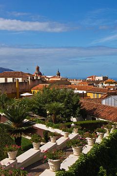 Prachtig uitzicht op La Orotava, Tenerife van Anja B. Schäfer