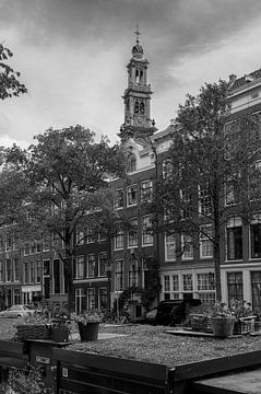 Bloemgracht and Westertoren in Amsterdam by Peter Bartelings