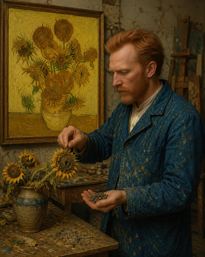 Van Gogh and his Sunflowers