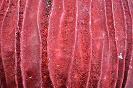 Texture en rouge
