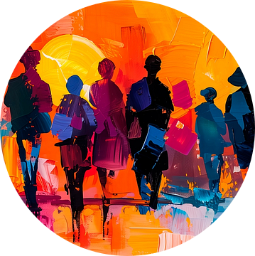 Walking together van Harry Hadders Design