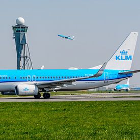 KLM Boeing 737-800 passenger aircraft. by Jaap van den Berg
