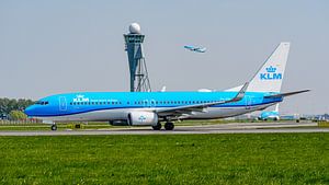 KLM Boeing 737-800 Passagierflugzeug.