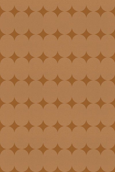 Moderne abstrakte geometrische Kunst im 70er Jahre Retro-Stil I von Dina Dankers
