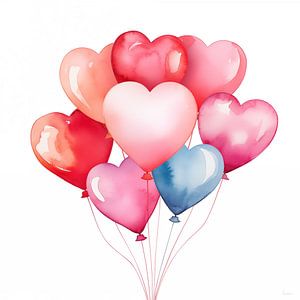 Luftballons in verschiedenen Farben