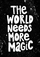 Magie Illustration manuscrite en noir et blanc