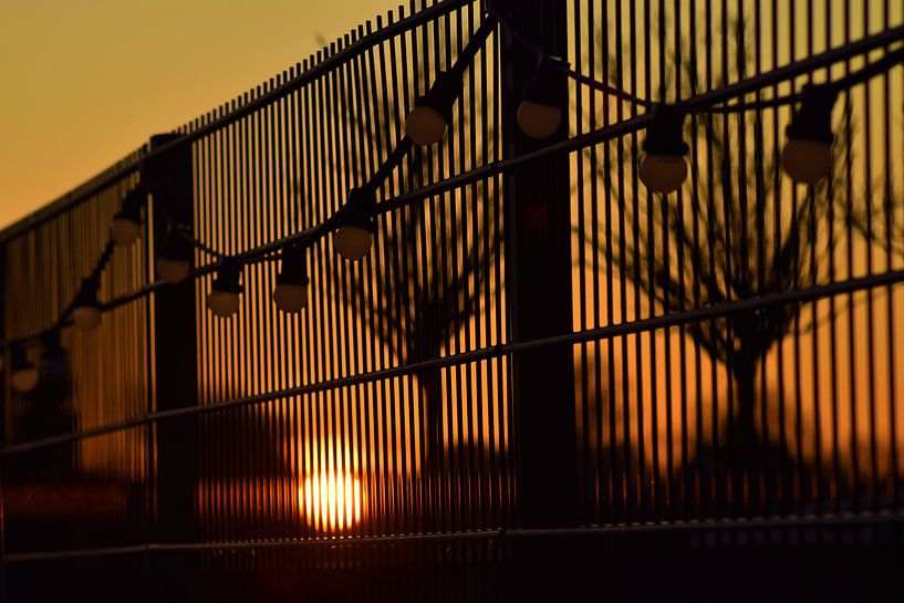 zonsondergang Strandpaviljoen Edam van Annemarie Kroon
