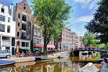 Jordaan Egelantiergracht Amsterdam Nederland van Hendrik-Jan Kornelis