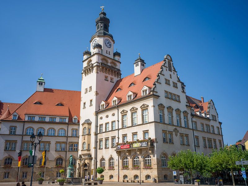 Döbeln (Saksen) - Stadhuis aan de Obermarkt van t.ART