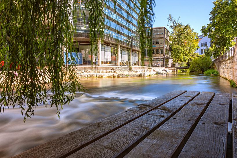 Baden-Württemberg: Idylle op de Blau in Ulm van Photoart-Naegele