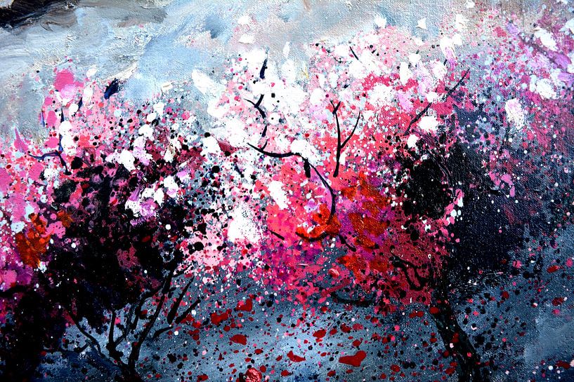 Pink shrubs by pol ledent
