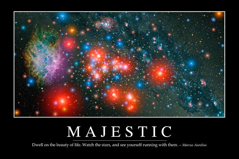 STK107140M-Majestic: Inspirierendes Zitat und Motivationsposter von Stocktrek Images