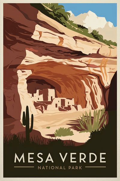 Mesa Verde National Park von Poster Art Shop