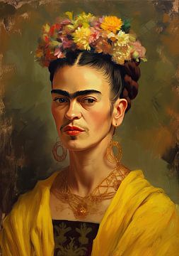 Frida Poster Kunstdruck von Niklas Maximilian