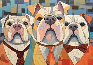 Geometrische Bulldoggenbande