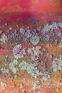 abstract aangegroeid landschap 1 van Aafke Buitelaar