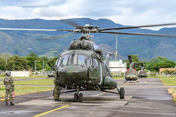 Colombiaanse legerhelikopter Mil Mi-17V5.