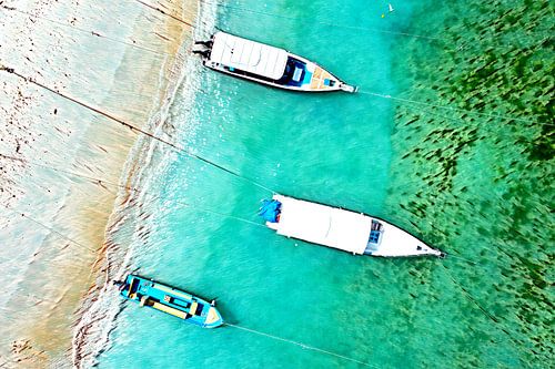 Traditional boats in Bali Indonesia by Eye on You