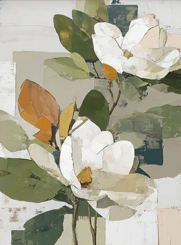 Magnolia en équilibre silencieux