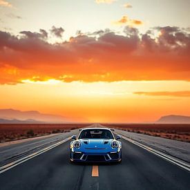 Porsche 911 GT3 RS – La suprématie sur le circuit au coucher du soleil sur MIROKKU