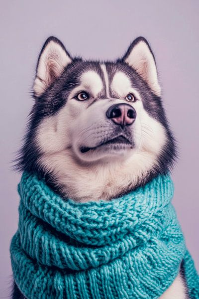 Alaskan Malamute von Poster Art Shop