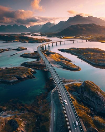 Gigantic bridge, majestic view