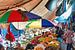 Pasars in Indonesië van Eduard Lamping