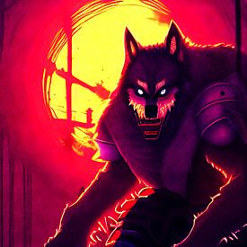 Werewolf with Metal Armor by Sahruddin Said