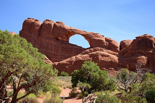 Wandelen naar de Skyline Arch