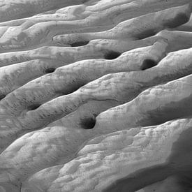 Bancs de sable dans l'Escaut occidental à marée basse sur Sky Pictures Fotografie