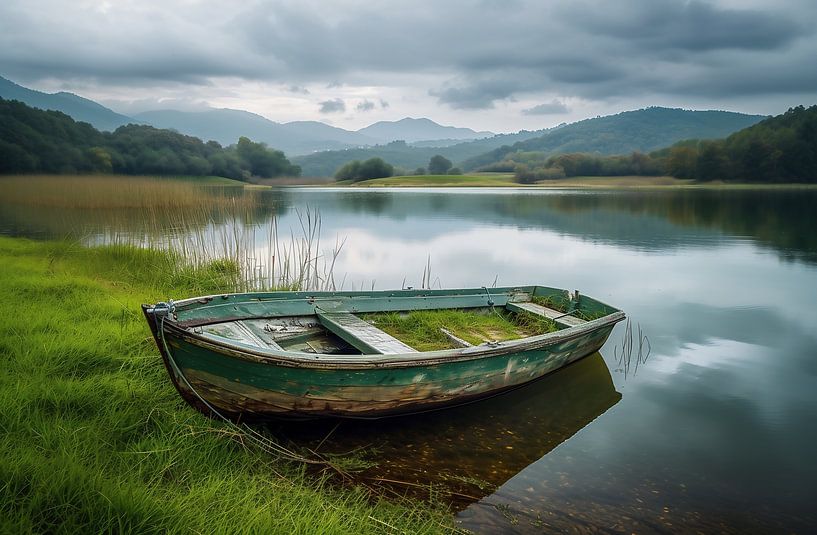 Sommertag am geheimnisvollen See von fernlichtsicht