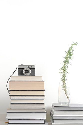 stilleven boekenstapel