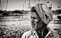 Fisherman on the beach