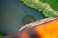 reflectie van een luchtballon